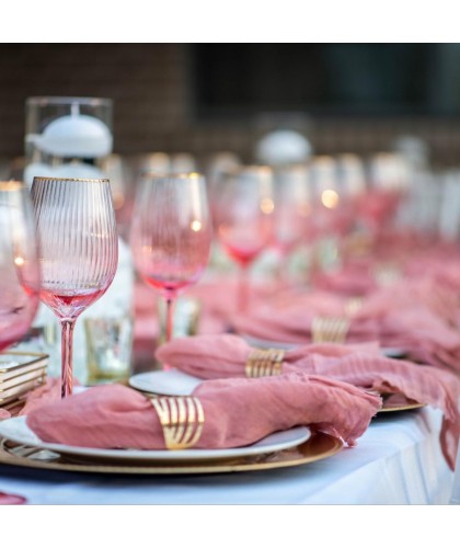 Table Runner, Dusty Pink