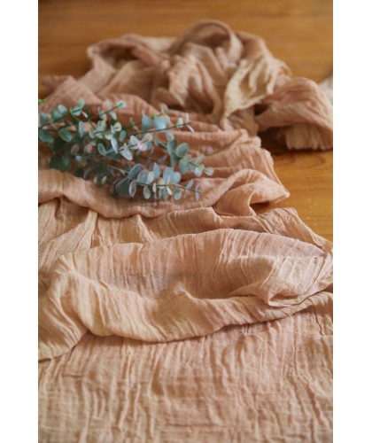 Table Runner, Pale Peach