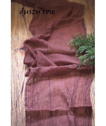 Table Runner, Dusty Rose