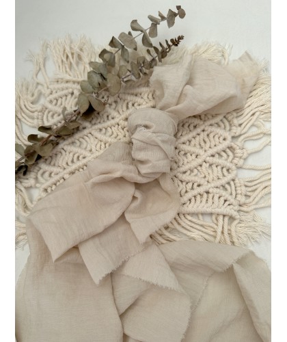 Cotton Silk Napkins 45cm, Oat